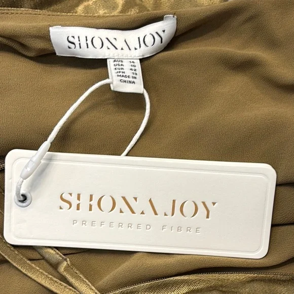 NWT Shona Joy Thalia Bias Ruched Maxi Dress - Picture 6 of 9